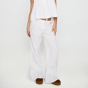 Princess Polly | Santabelle Frill Pants White